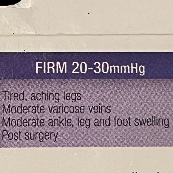 NEW Truform Men’s Black Compression Stockings Socks - Picture 5 of 9